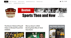 Desktop Screenshot of boston.sportsthenandnow.com